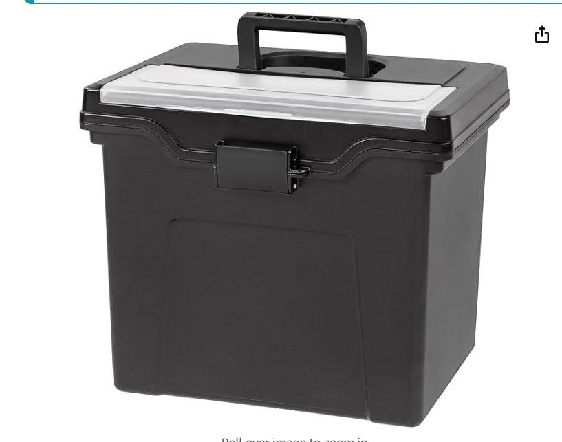 Financially Healthy - Personal Finance File Box